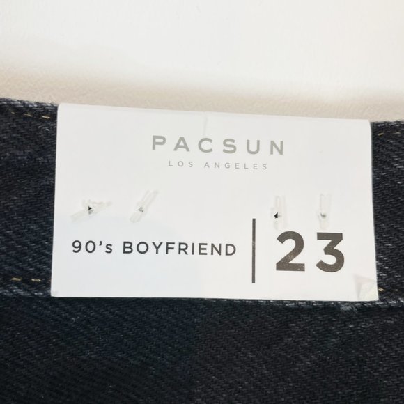 PacSun Jeans 90's Boyfriend Light and Dark Wash 23 - Picture 3 of 6